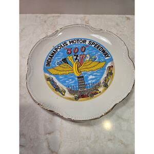 Vintage Indianapolis "500" Motor Speedway Collectors Plate Souvenir Movie Prop